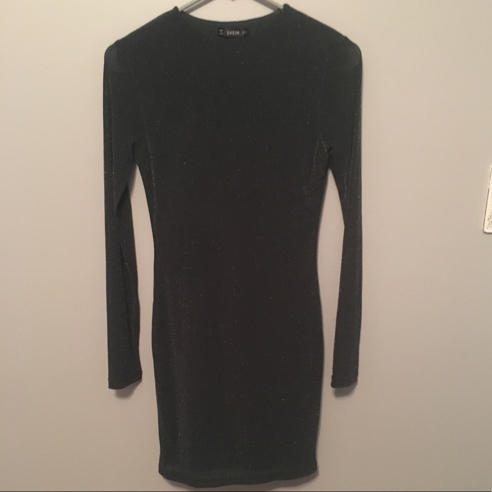 Sparkly long sleeve dress